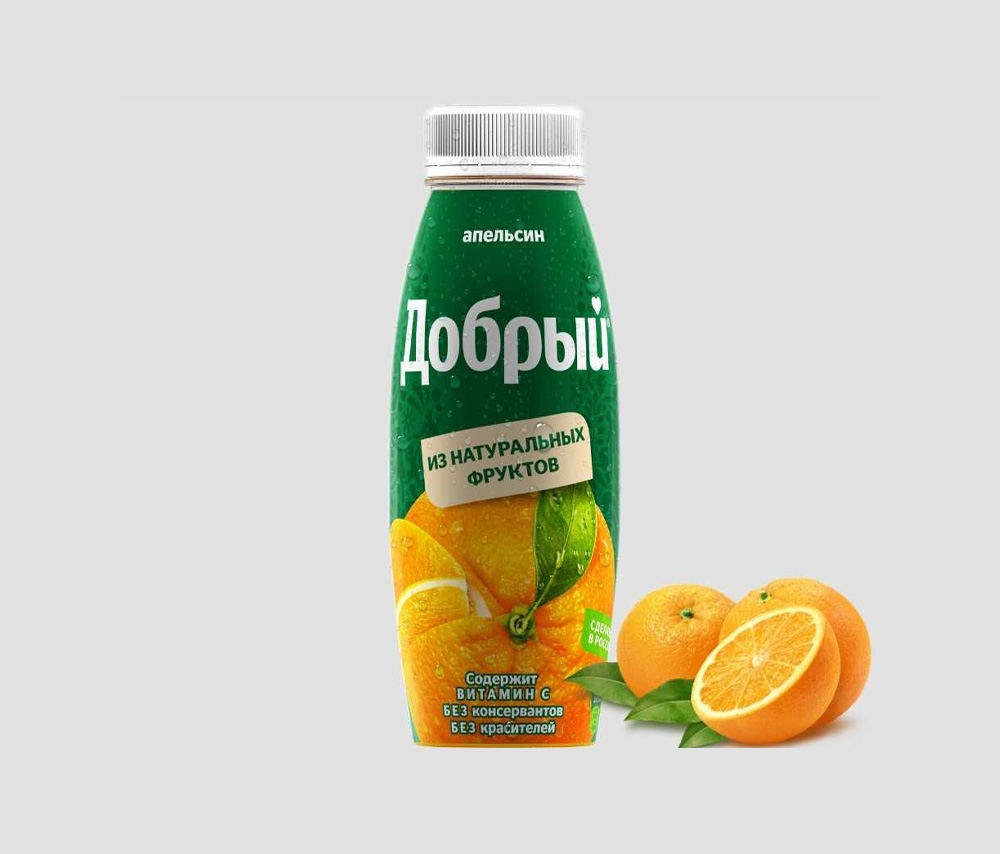 Բնական հյութ «Добрый» (նարինջ) 0.3լ