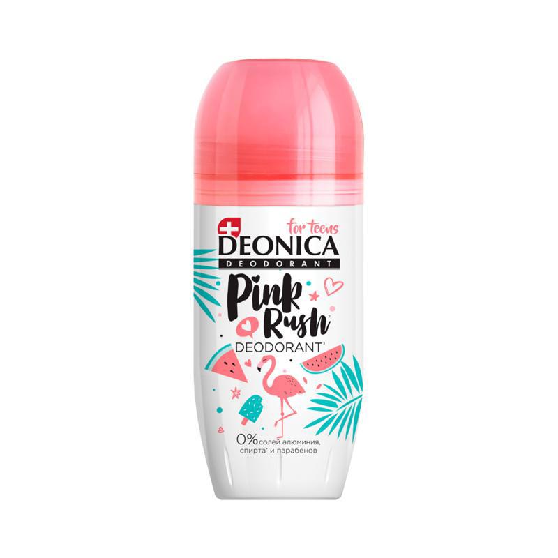 Roll-on deodorant "Deoncia" Pink Rush 24h 50ml