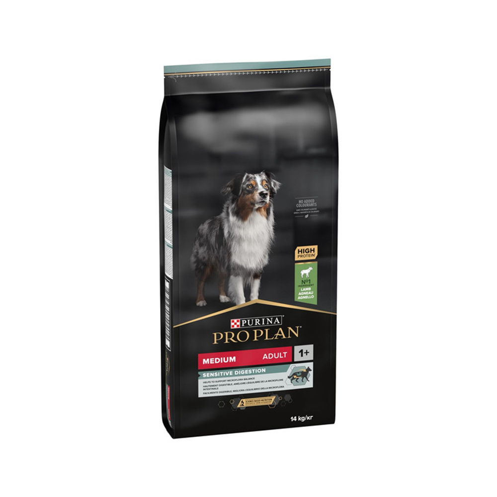 Շան չոր կեր Pro Plan Dog Robust Medium Adult Sensitive Digestion Lamb 