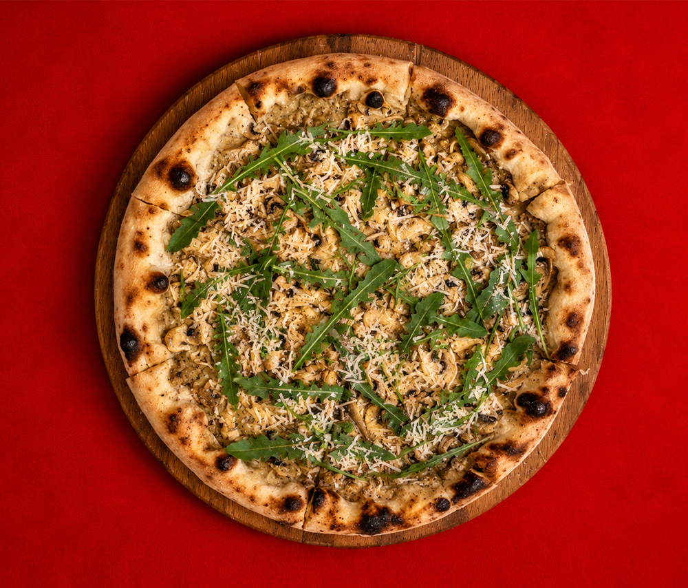 Mushroom pizza