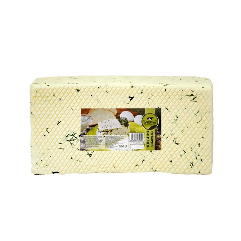 Պանրային մթերք չանախ «Սևանա կաթ» կանաչիով (վակուում) կգ