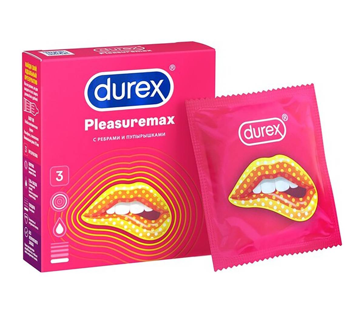 Condoms "Durex Pleasuremax" 3pcs
