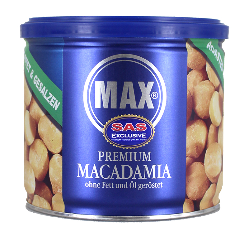 Roasted macadamia nuts "Max" 150g