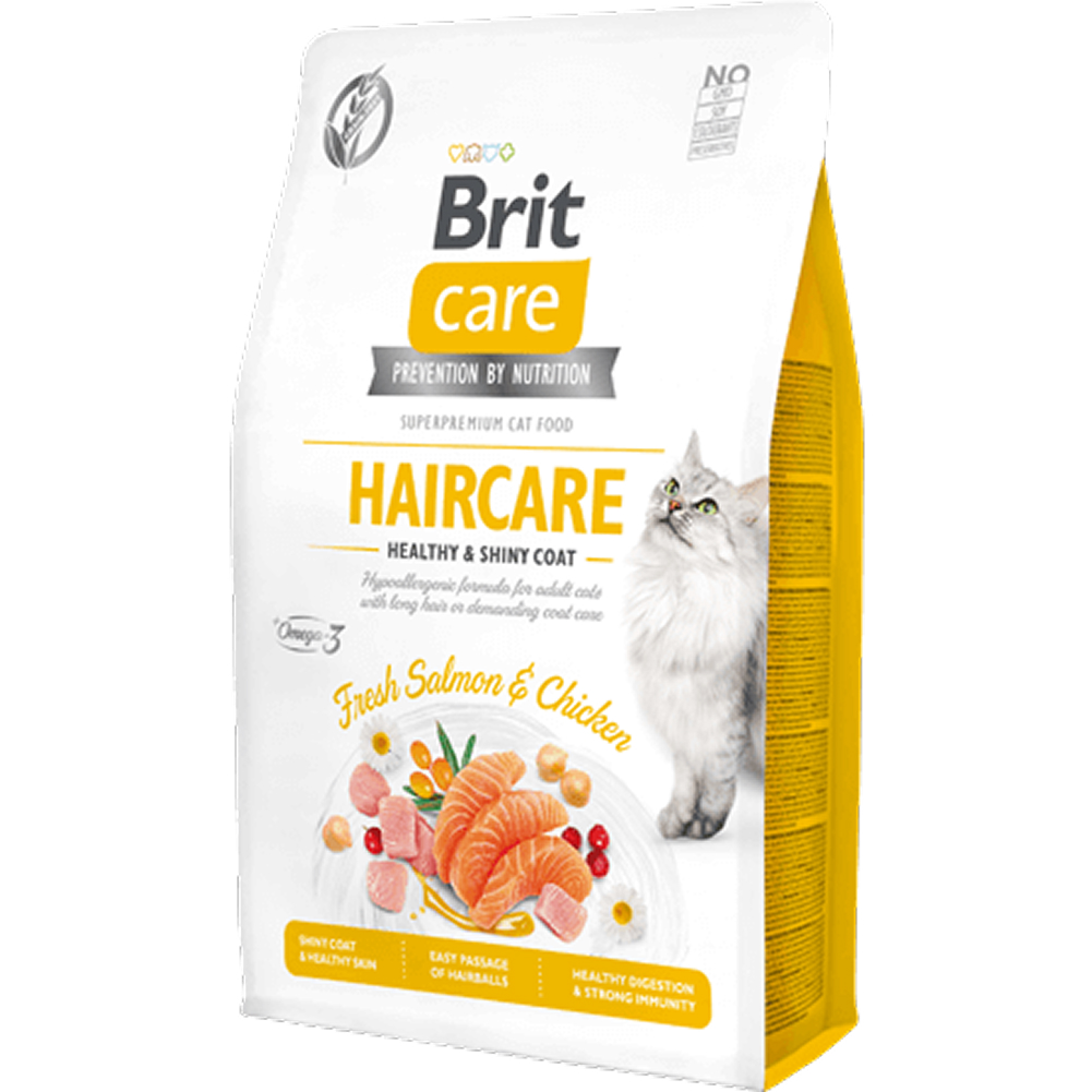 Brit մազերի խնամք / Brit care cat haircare 1կգ
