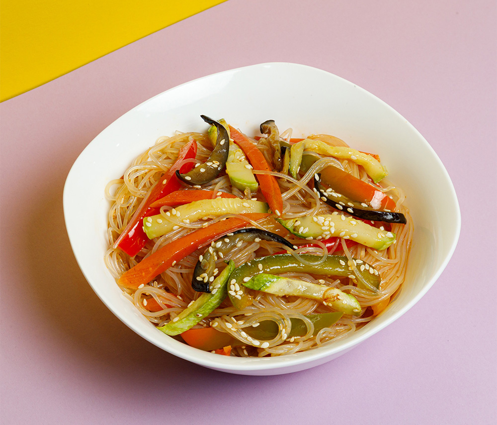 Фунчоза с овощами