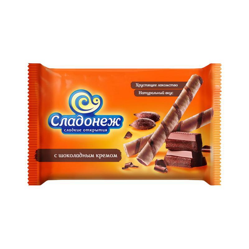 Wafer sticks "Sladonezh" chocolate cream 175g