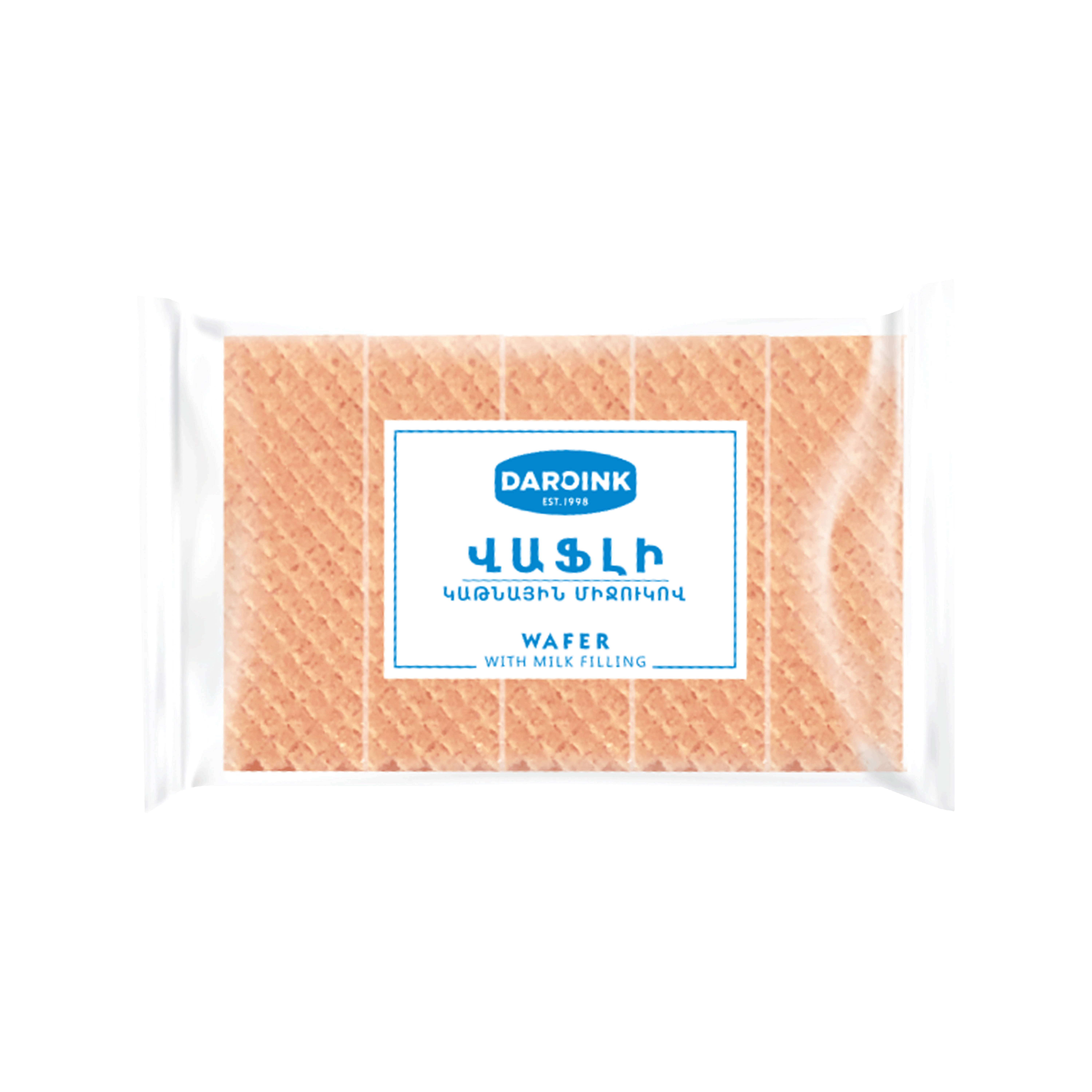 Вафли "Daroink" с мол.кремом упаковка кг