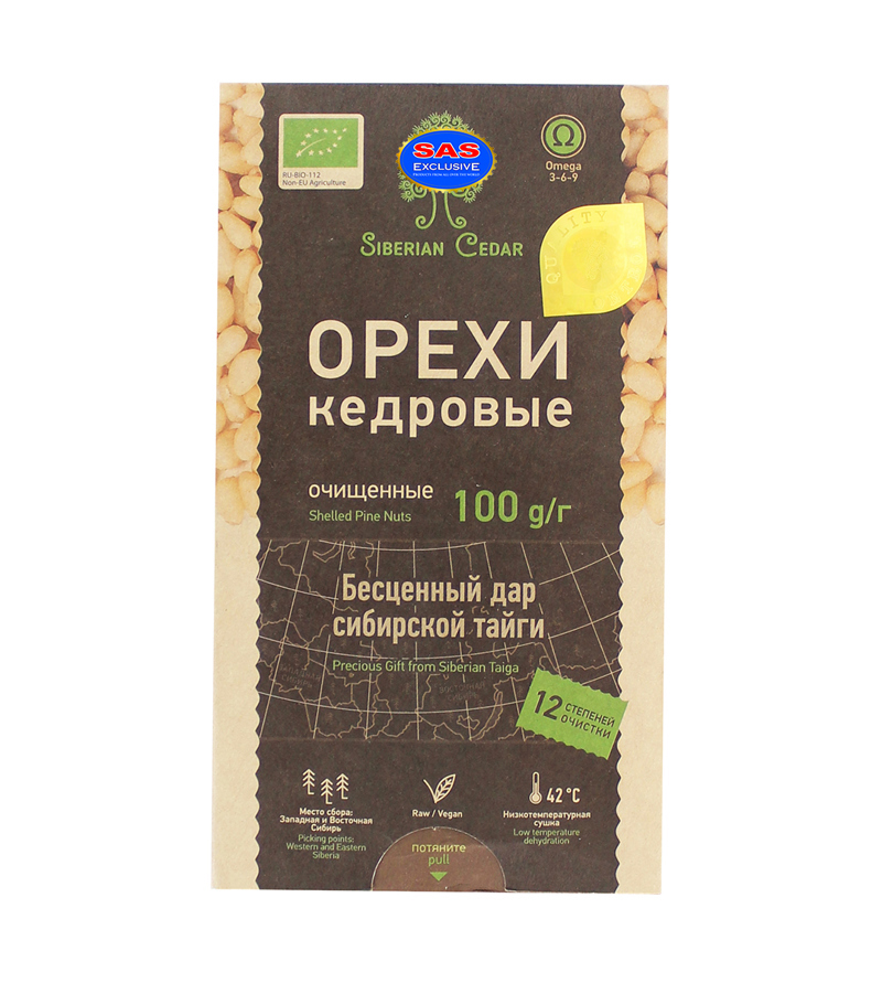 Pine nut "Siberian Cedar" 100g

