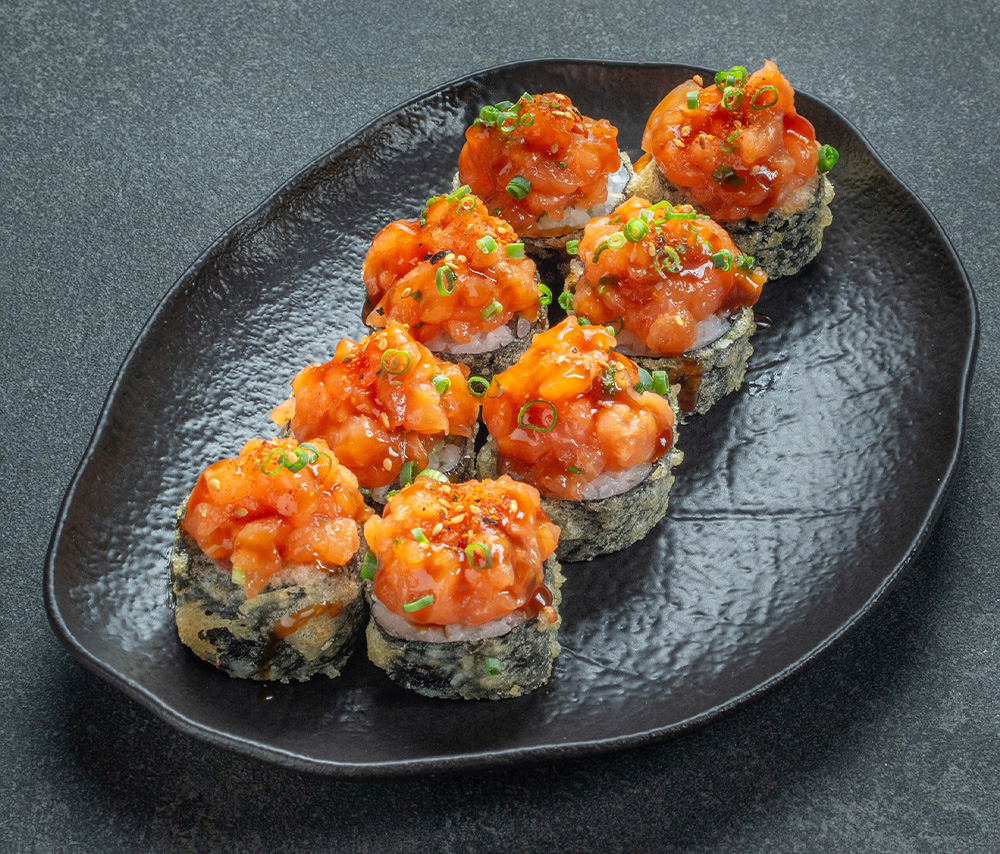 Salmon Volcano Roll