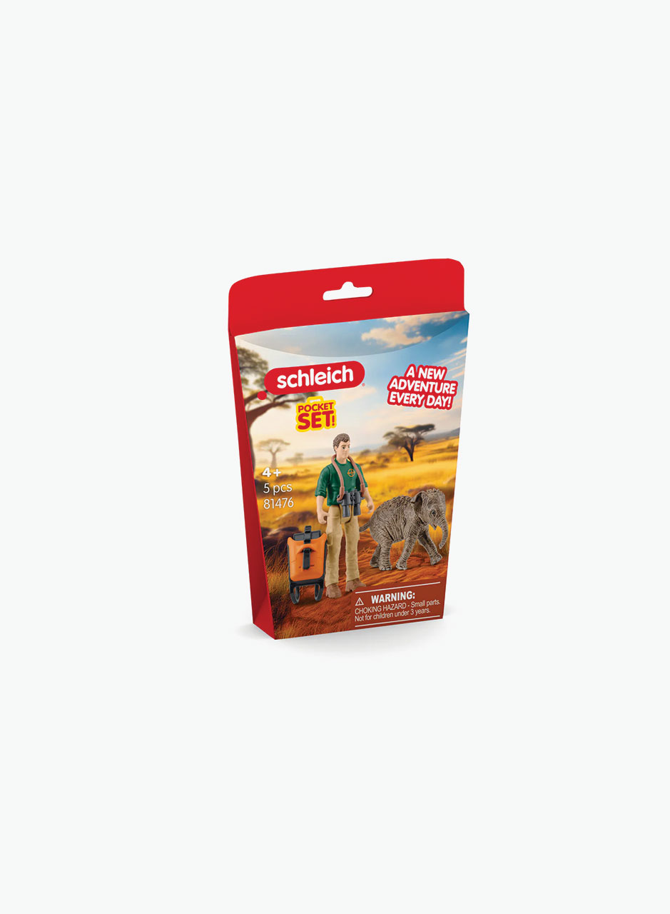 Schleich Set of figurines "Researcher on an excursion"
