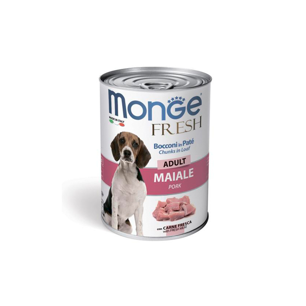 Monge Fresh Թաց շան կեր խոզի մսով, 400 գ