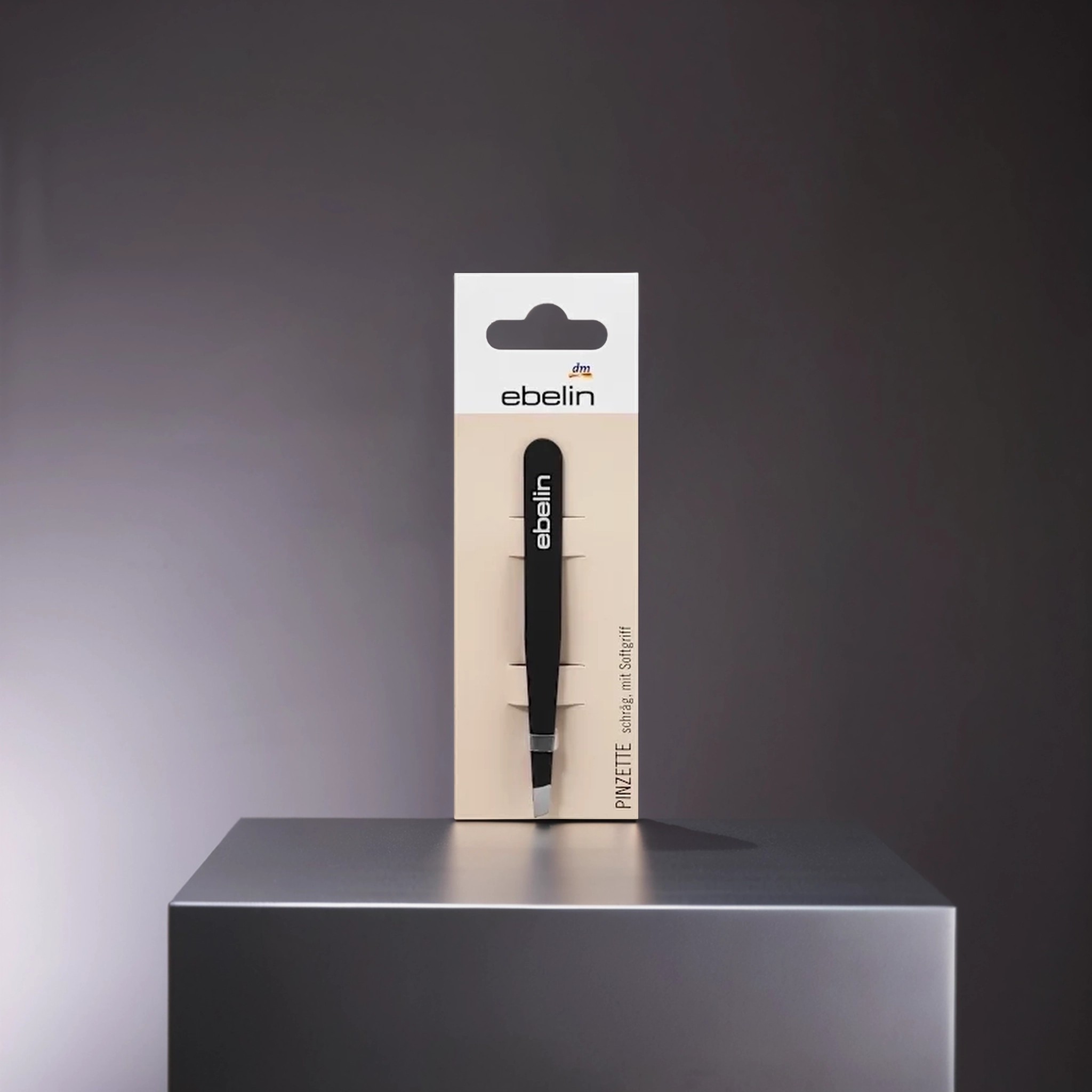 EBELIN TWEEZERS WITH SOFT GRIP, 1 PC