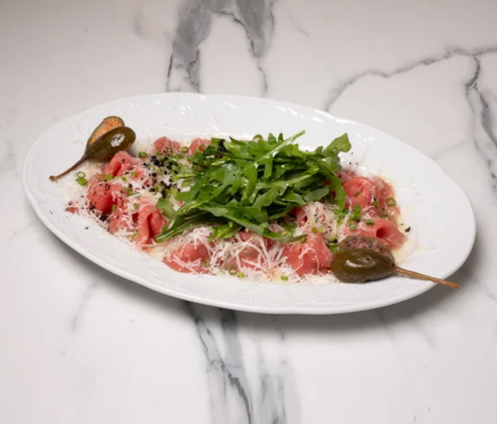 Veal carpaccio