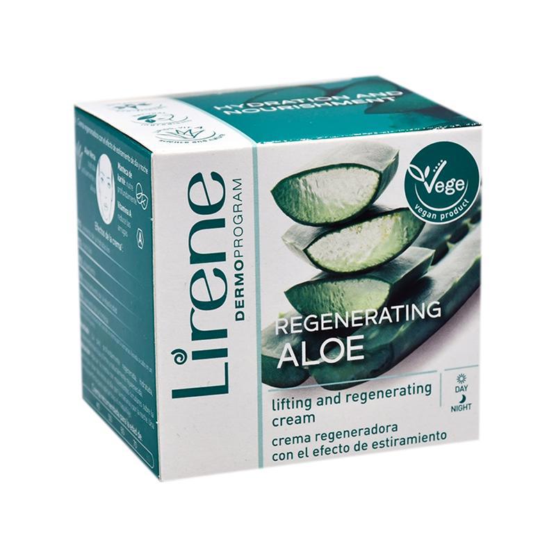 Face cream "Lirene" aloe, regenerating 50ml