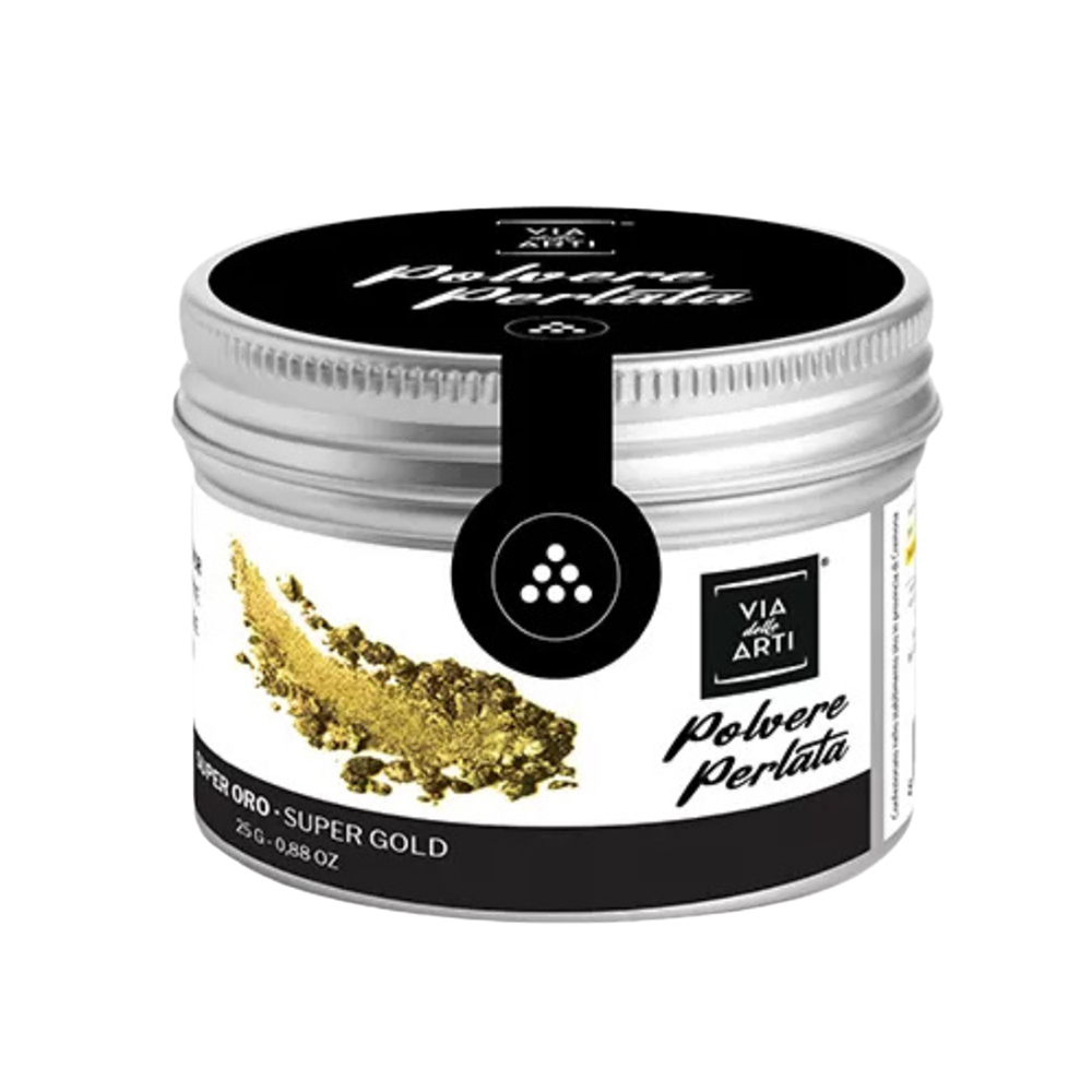 Մարգարտյա փոշի ներկ ոսկեգույն Super pearl gold 800 գ