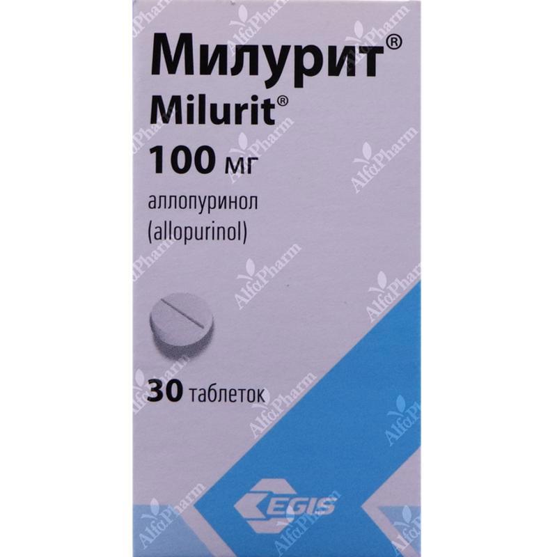 Միլուրիտ դհտ 100մգ x 30