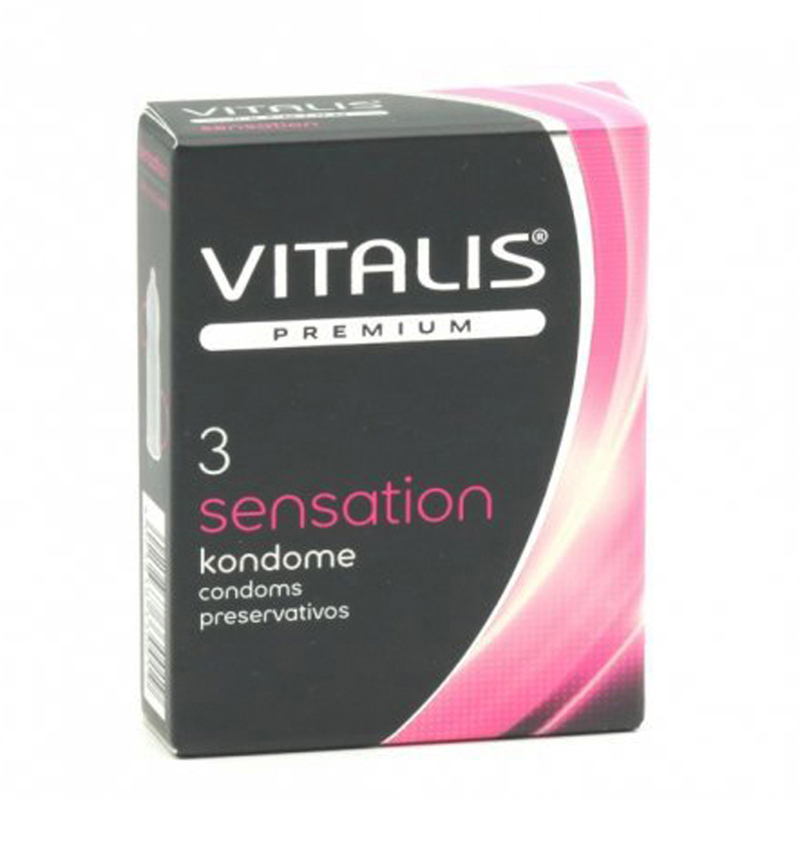 Condoms "Vitalis Sensation" 3pcs