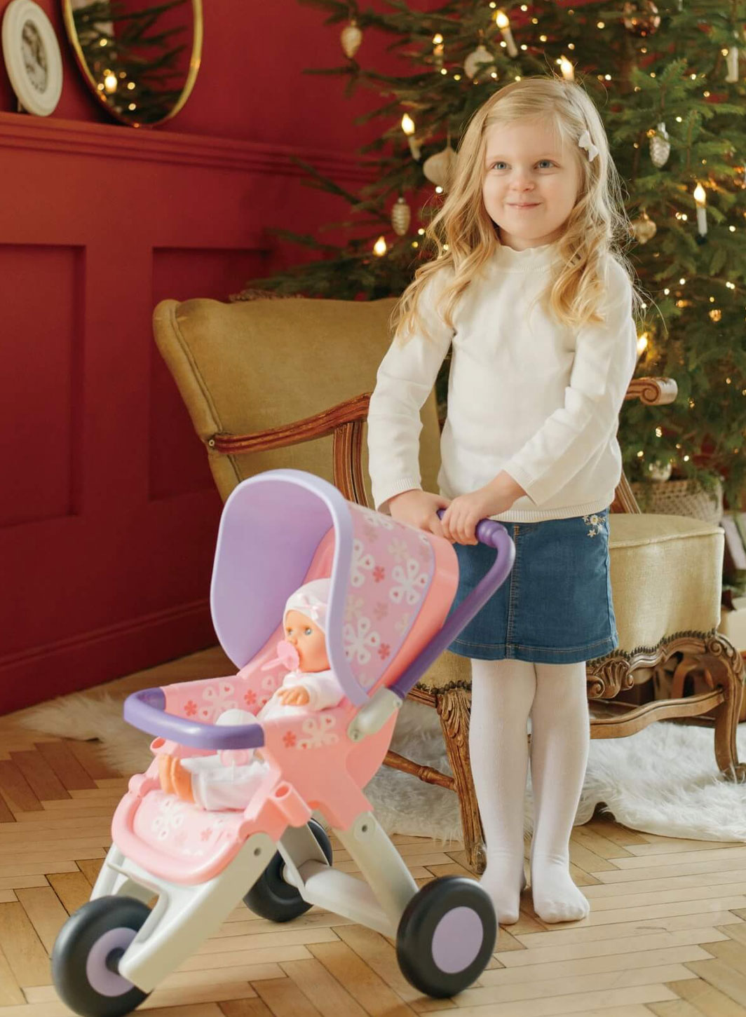 POLESIE Carriage for dolls walking