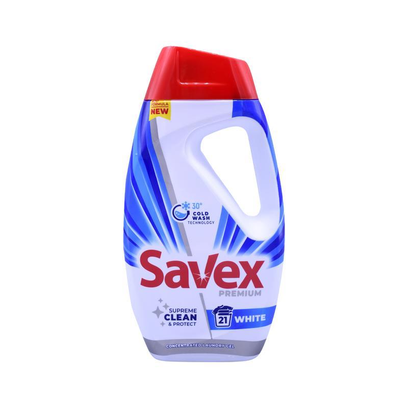 Washing gel "Savex" Premium, white 945ml