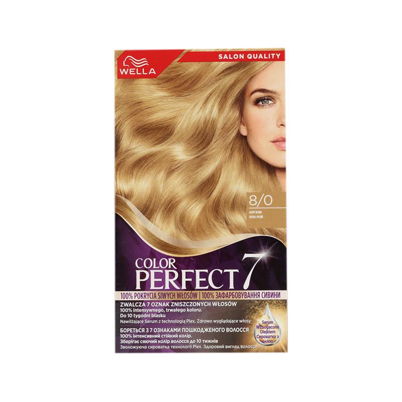Hair dye "Wellaton Perfect 8/0