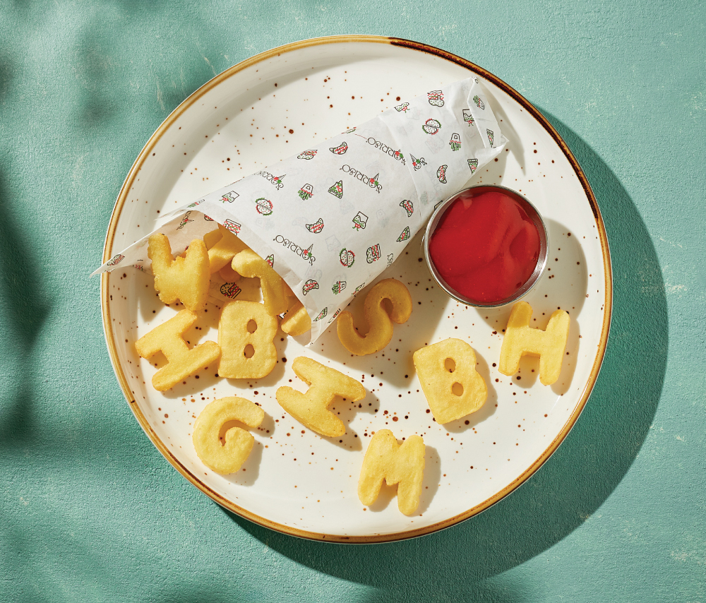 Фри с буквами