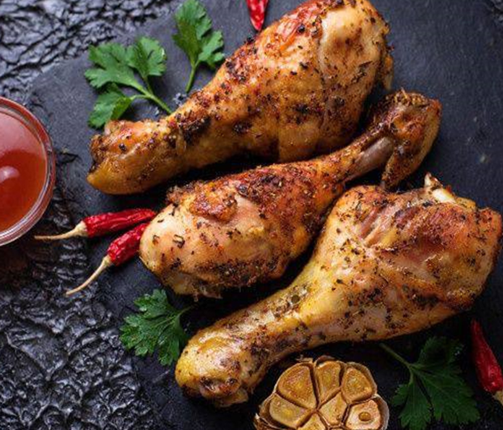 Шашлык из куриных окорочков 500г