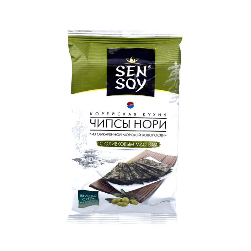 Nori crisps "Sen Soy" olive oil 4.5g
