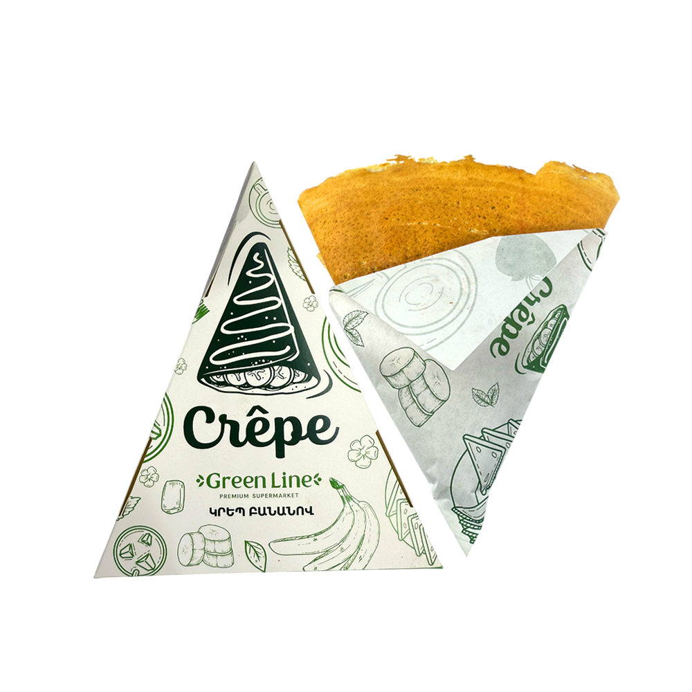 Crepe with strawberry and banana pc