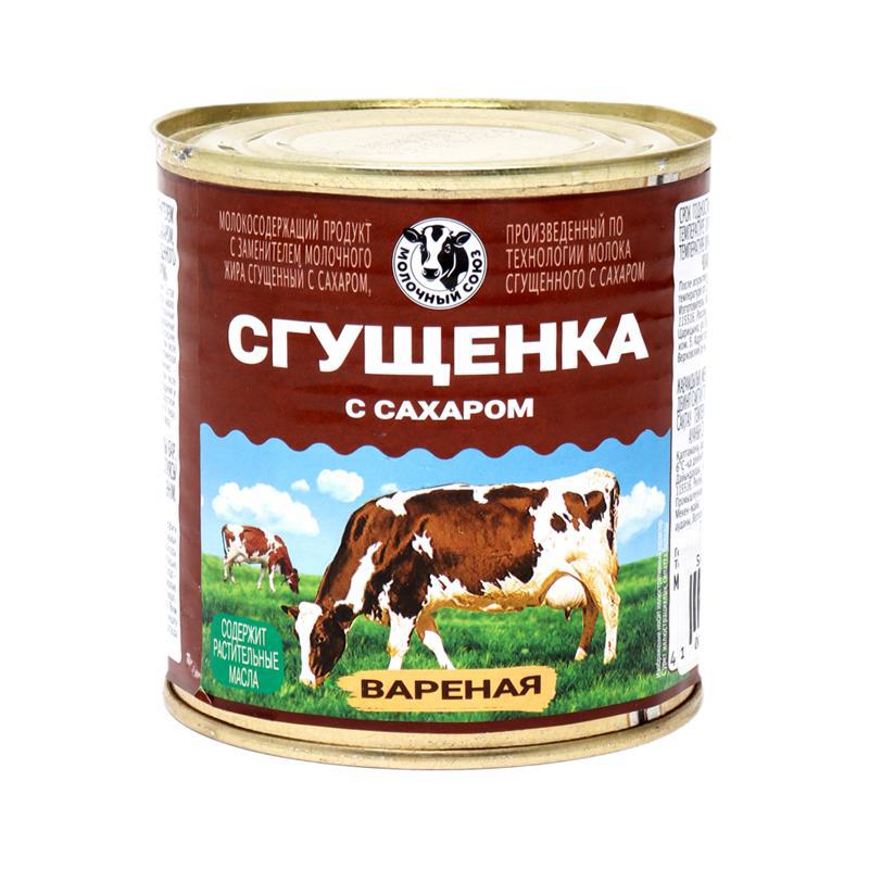 Boiled condensed milk "Molochniy Soyuz" 8.5% (can) 380g
