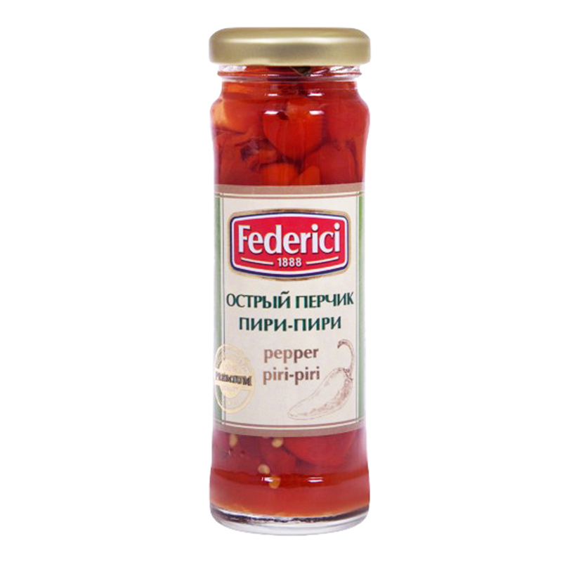 Canned Federici hot pepper Piri Piri 100g