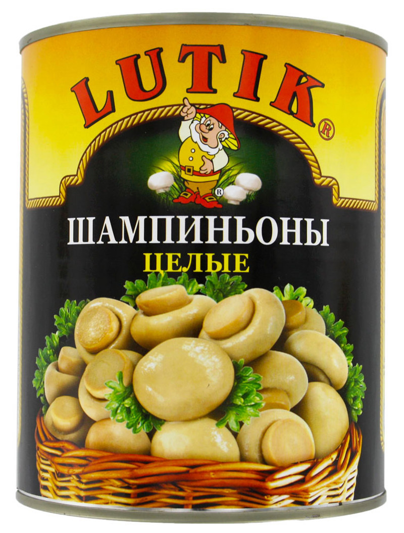 Շամպինյոն մարինացված ամբողջական "Lutik" 800գ