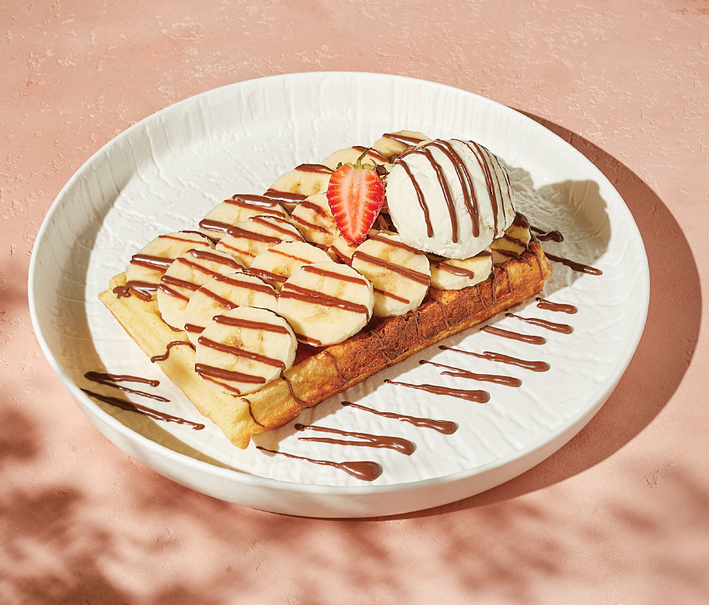 Բանան-Նուտելլա (վաֆլիով)