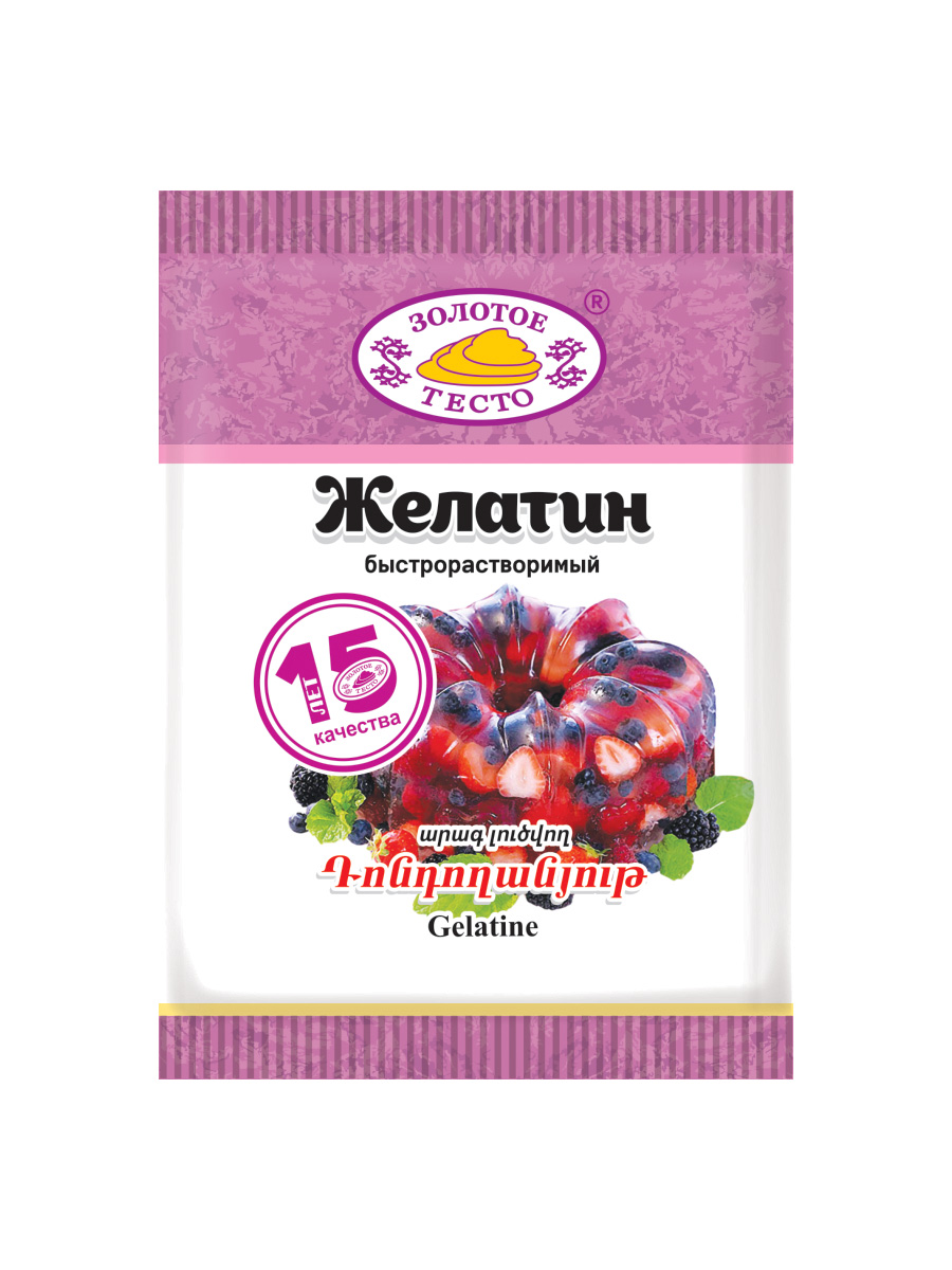 Դոնդողանյութ  "Золотое Тесто" 10գ