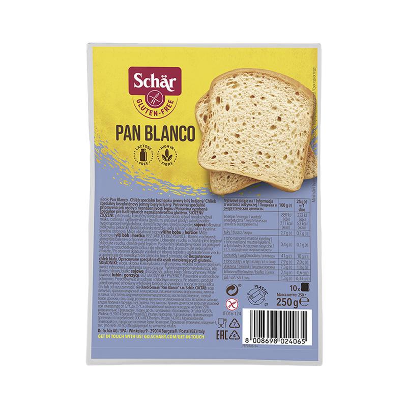 Հաց «Շար» Փան Բլանկո, առանց գլյուտեն և լակտոզա 250գր