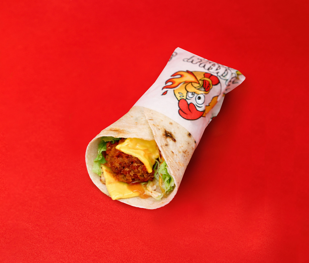 Spicy wrap cheese