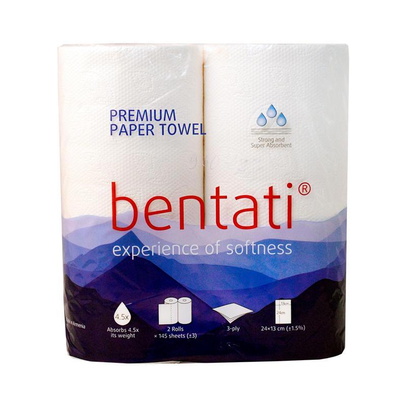 Թղթե սրբիչ «Բենտատի» եռաշերտ 2հտ