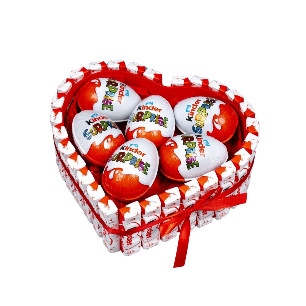 Sweet set heart-shaped Kinder