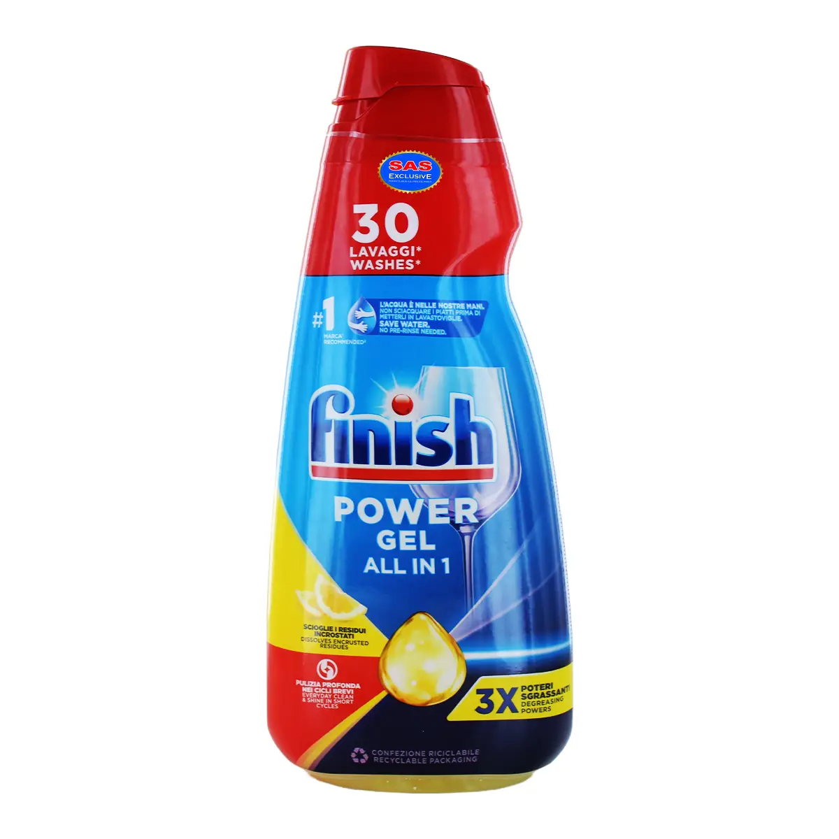Dishwasher liquid "Finish Power" 600ml
