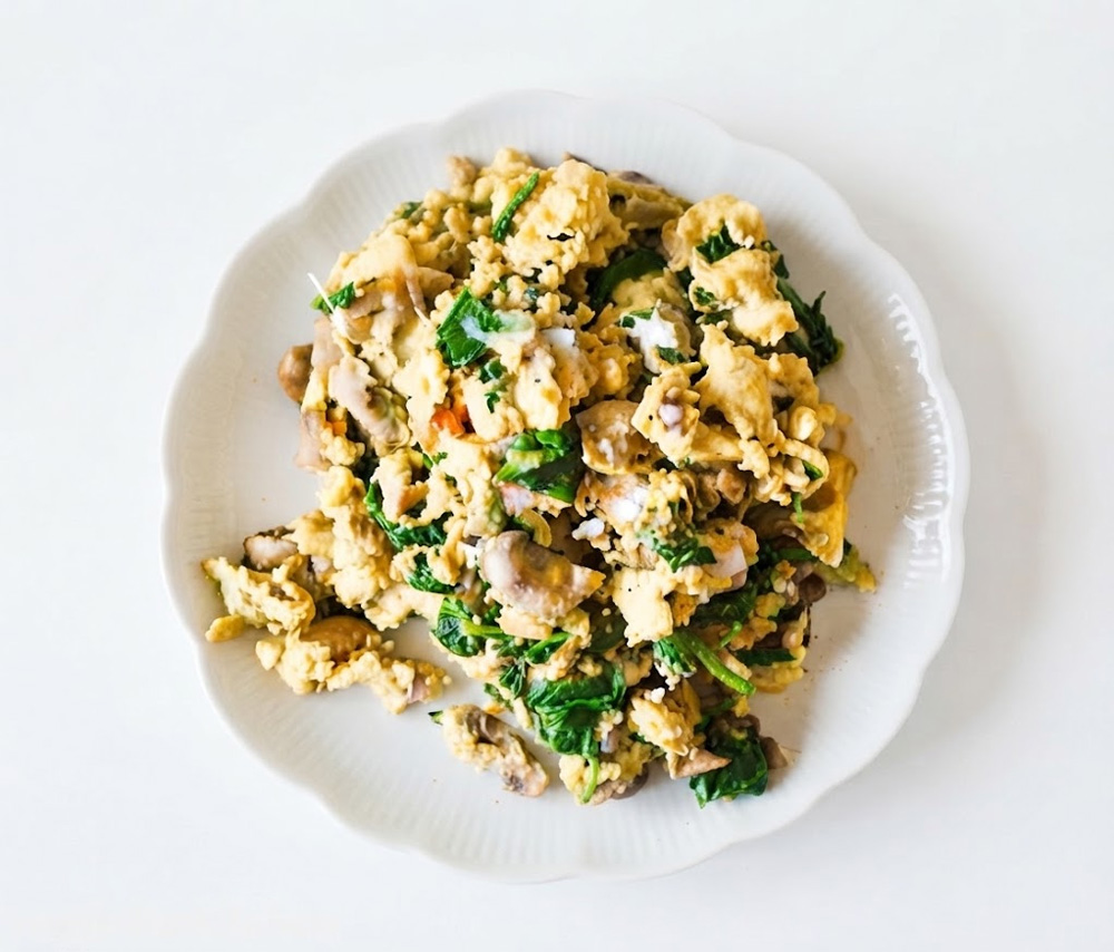 Scrambled Eggs with Mushroom