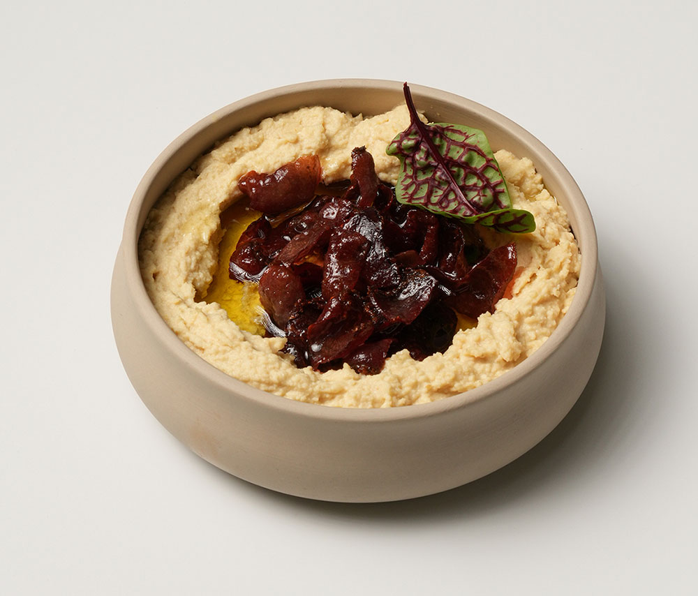 Хумус С Бастурмой И Фисташками