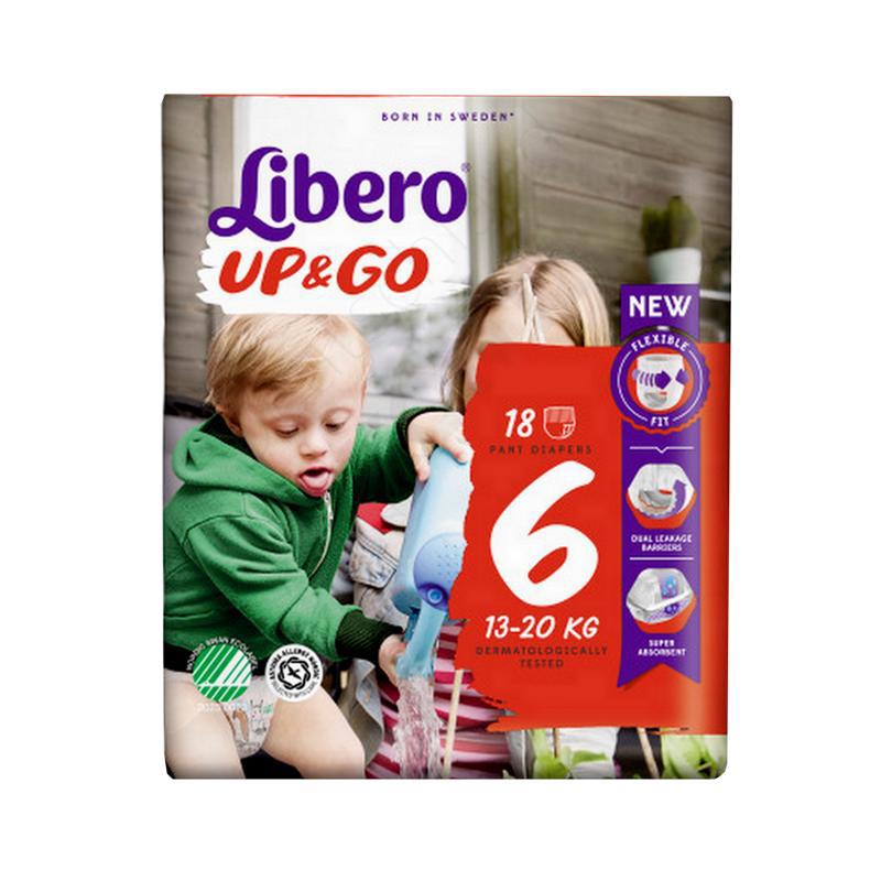 Diapers-pants "Libero" Up and Go 6 13-20kg 18pcs