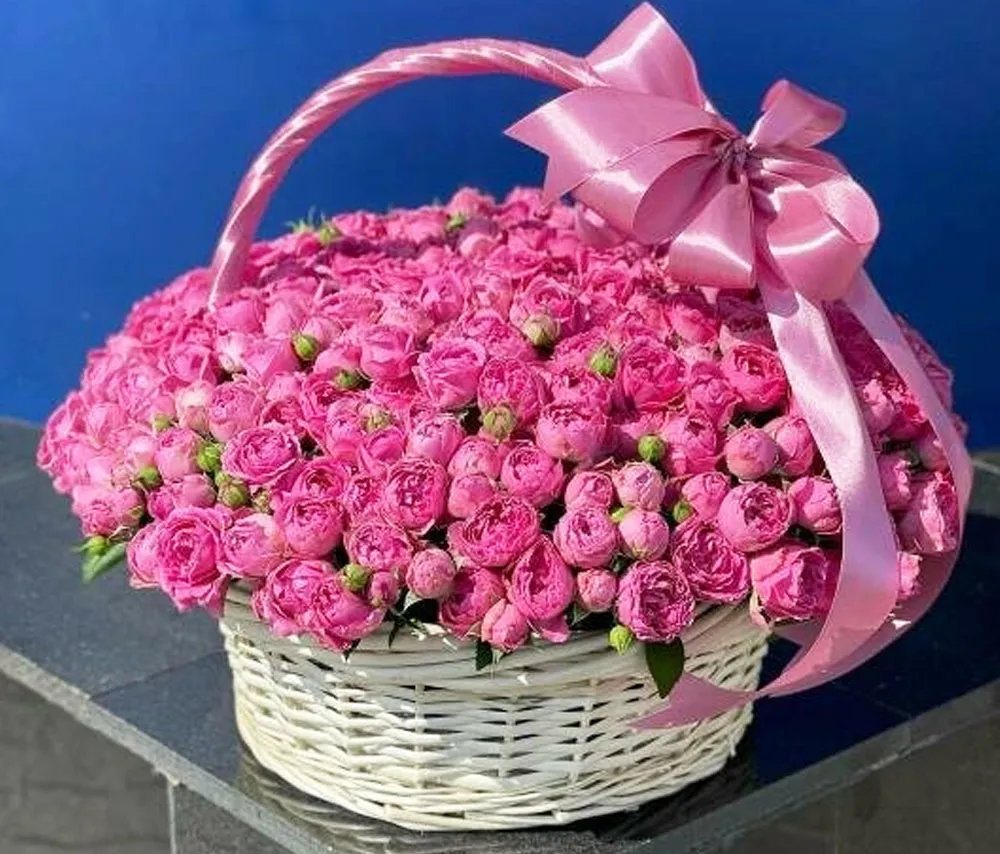 Փնջային վարդեր Միստի Բաբլս (115 հատ) MariEll Flowers