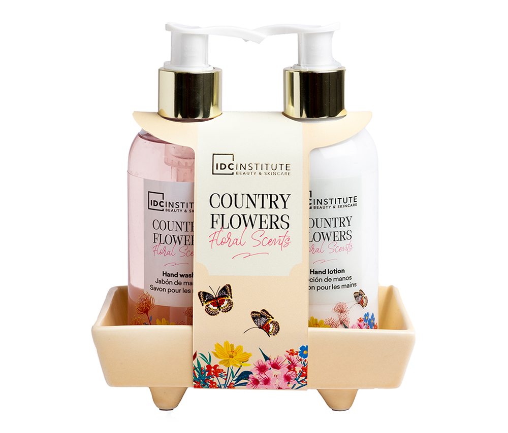 IDC  հավ-ծու ձեռքի Country Flowers Hand Duo 56230