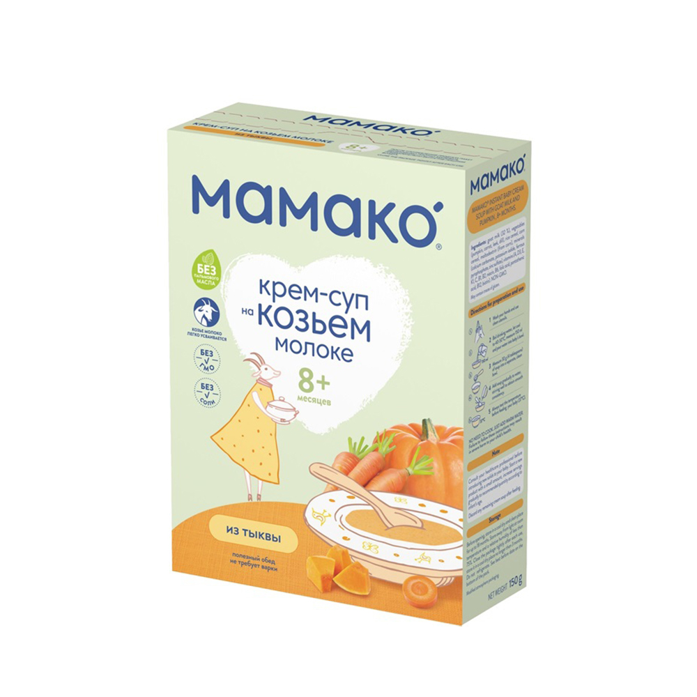 23352 Mamako cream-puree with pumpkin goat milk 200g