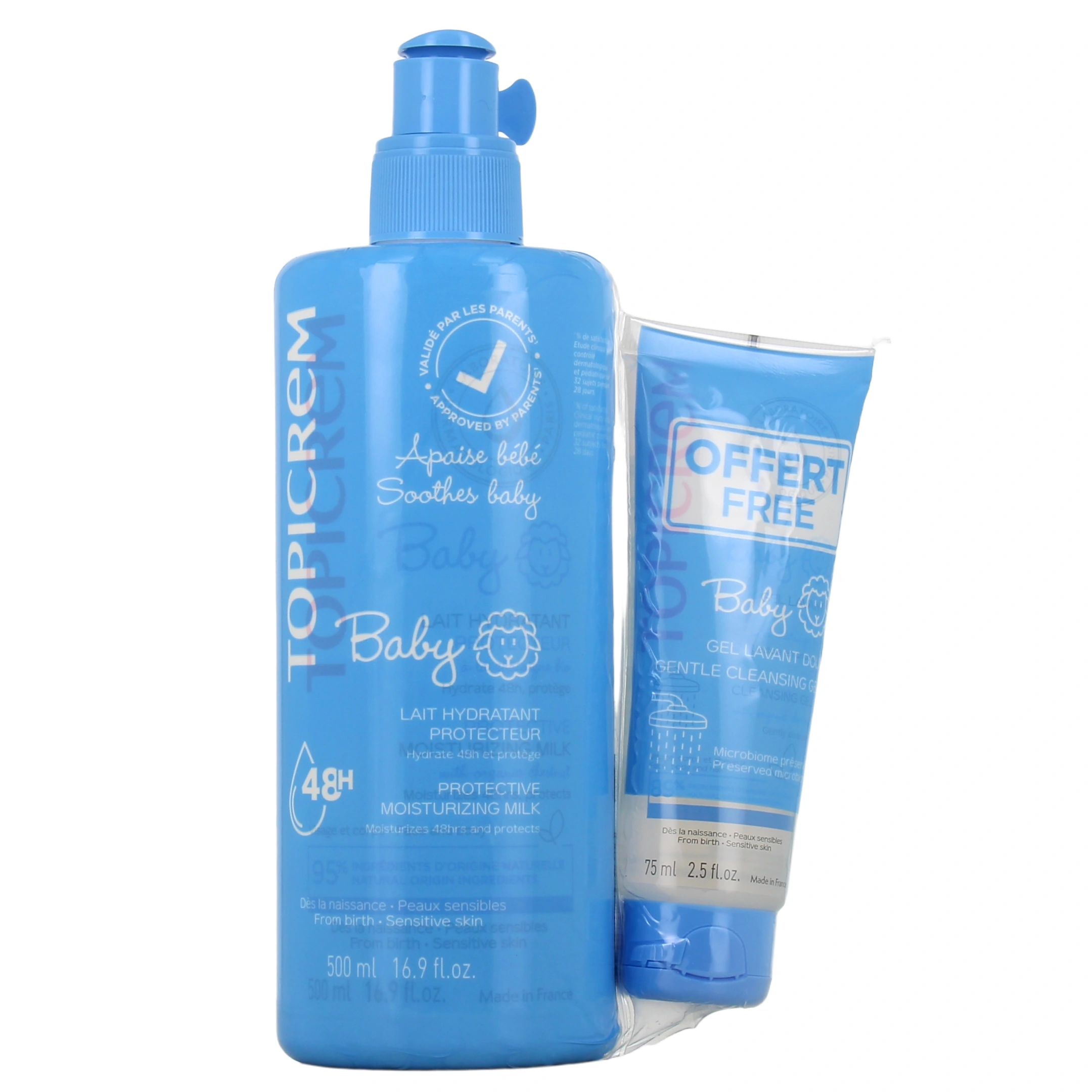 Topicrem children's cream 500ml + soft gel 75ml 5614
