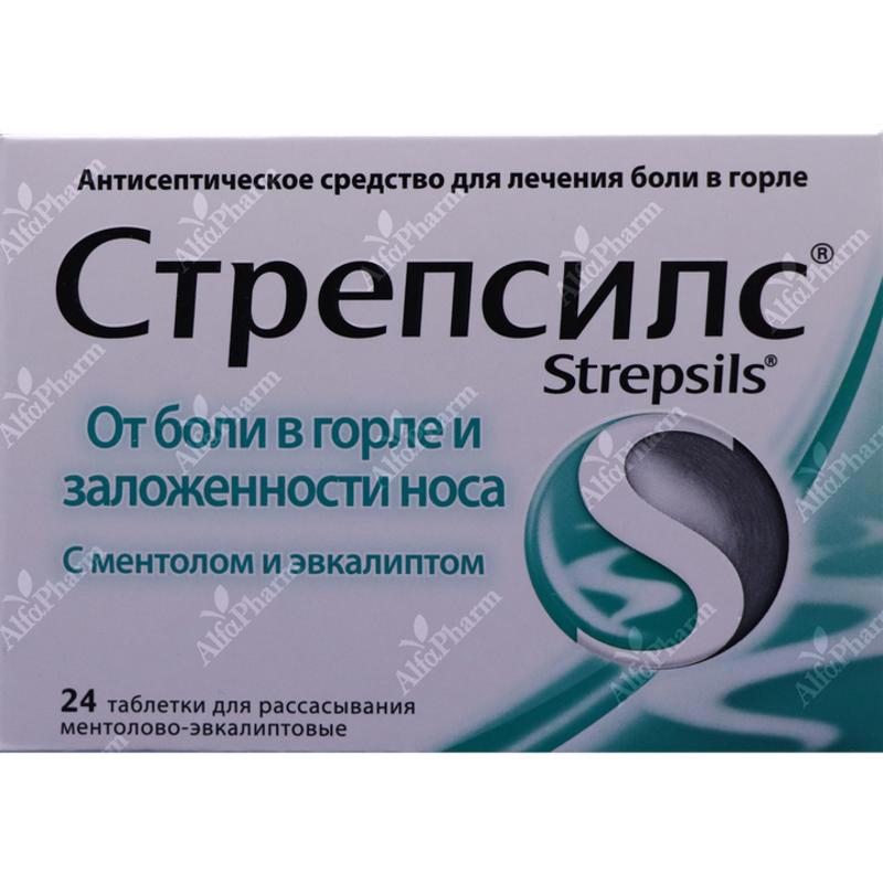 Strepsils with menthol and eucalyptus tablets x 24
