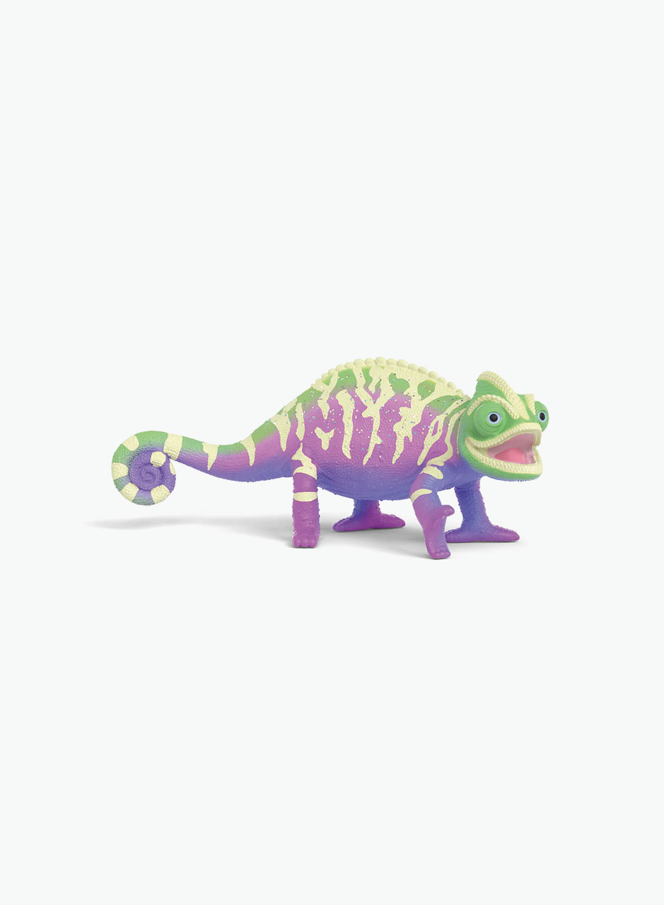 Schleich Animal figurine "Caspar the chameleon in rainbow colors"