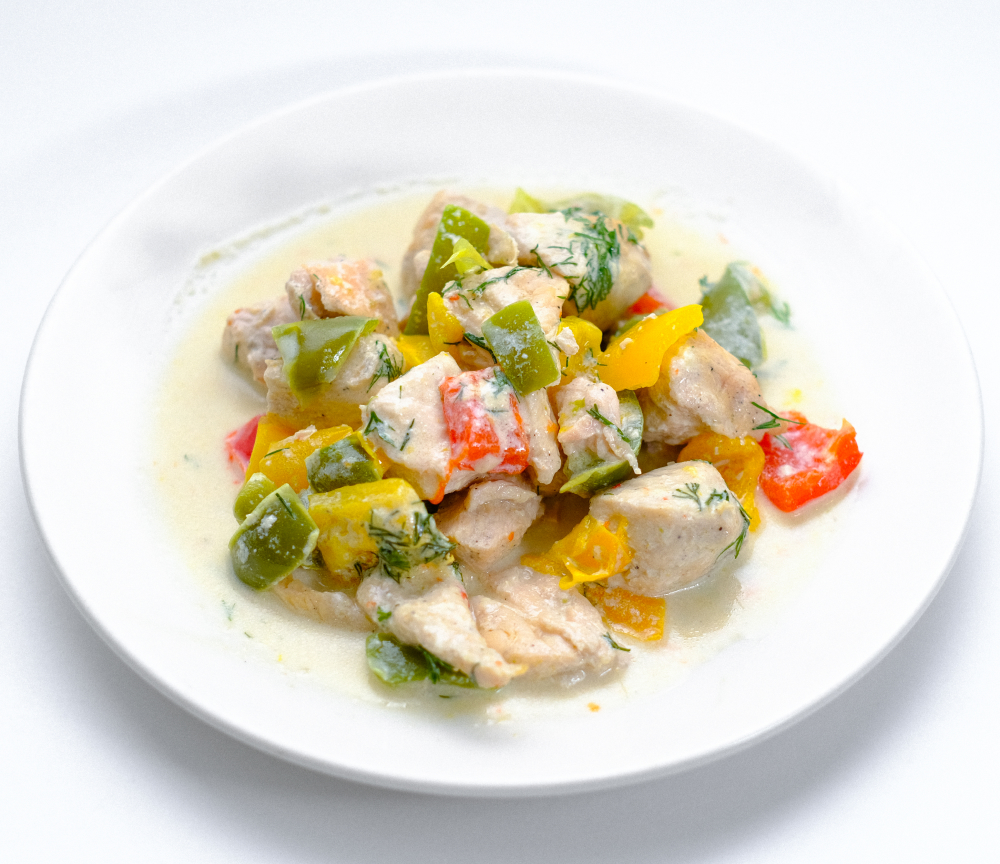 Հավ թթվասերով