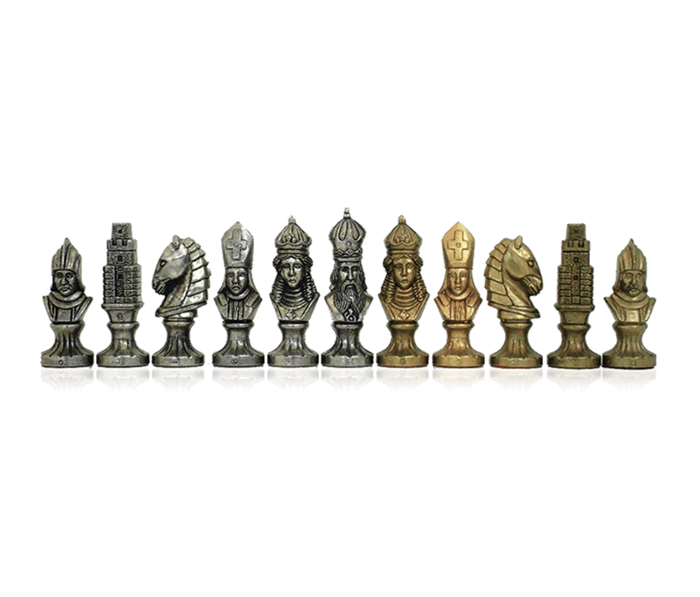 Շախմատ բրոնզե խաղաքարերով Moncada 50 x 50 cm