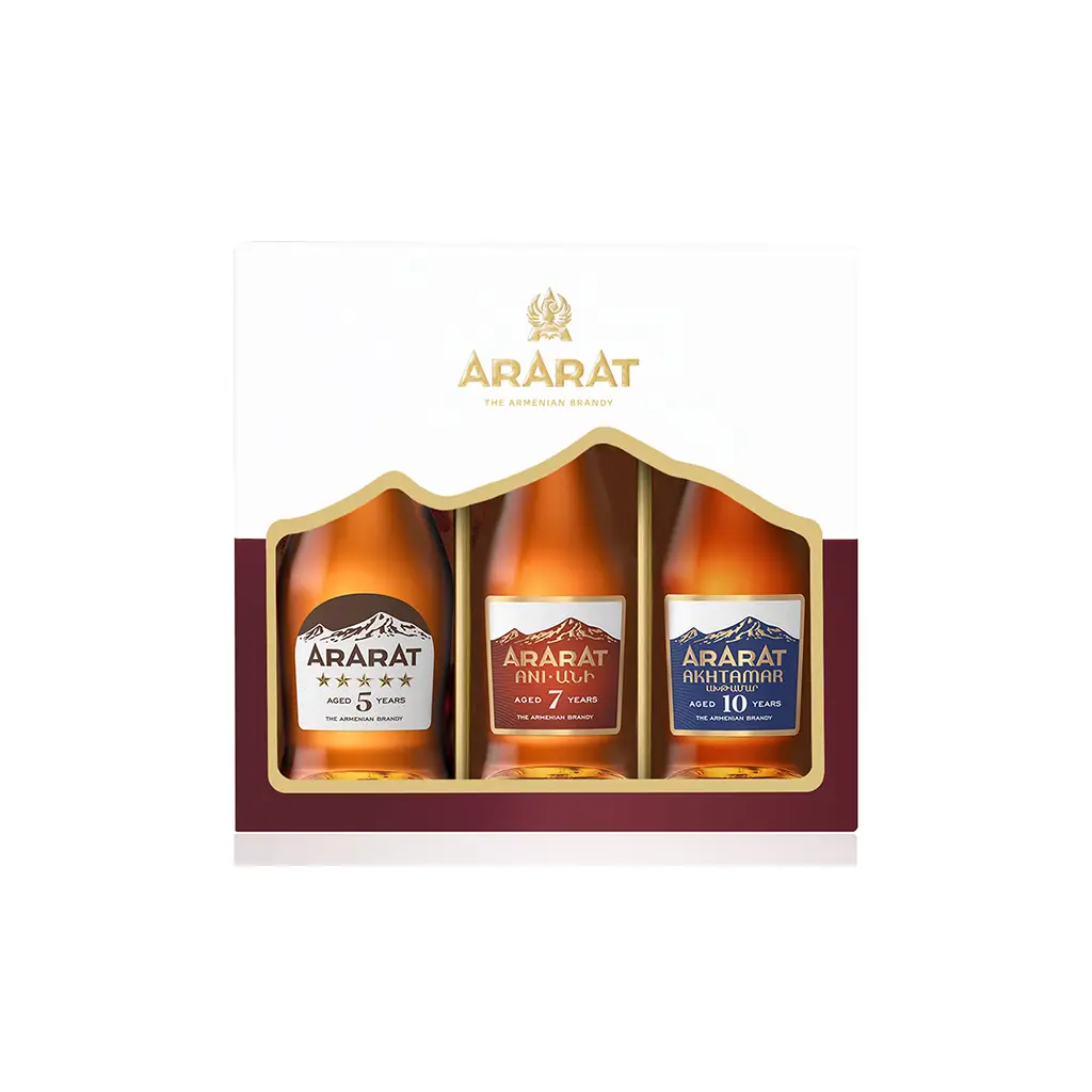 Бренди "Арарат" мини коллекция 3* 50мл